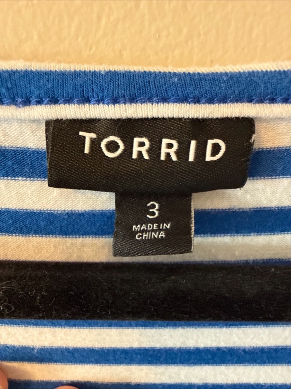 Torrid Blue & White Stripe Maxi Jersey Snap Front Dress Nautical Preppy Size 3 - Picture 5 of 11
